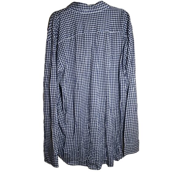 Ralph Lauren Navy Paid Men's Casual Button Down Polo Shirt Size XLT - Picture 2 of 6